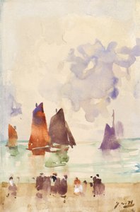 Fischerboote von James Watterston Herald