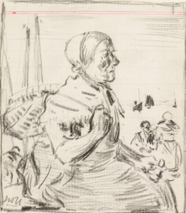 Studie [Fischerin] von James Watterston Herald