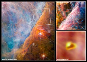 Orion Bar Collage von James Webb Space Telescope (NASA)
