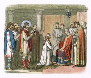 Taufe von König Guthorm von James William Edmund Doyle