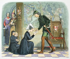 Eduard IV. von England und Lady Elizabeth Grey, 1464