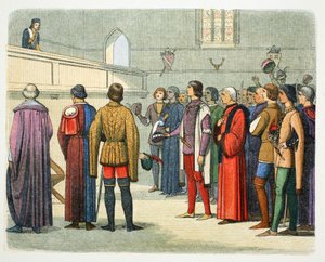 Richard, Herzog von Gloucester, eingeladen die Krone zu übernehmen, 1483 1864