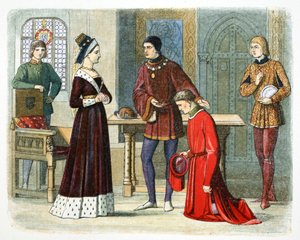 Der Earl of Warwick unterwirft sich Königin Margaret