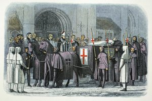 Der Leichnam von Richard II. wird zur St. Paul