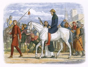 Thomas, Earl of Lancaster, wird zur Hinrichtung geführt