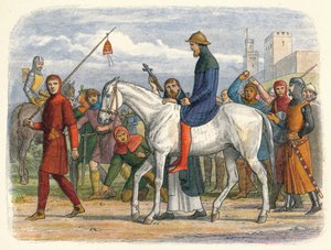 Thomas, Earl of Lancaster, zur Hinrichtung geführt, 1322, 1864 von James William Edmund Doyle