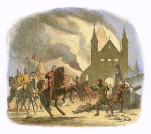 Wilhelm I. erleidet eine tödliche Verletzung in Mantes von James William Edmund Doyle