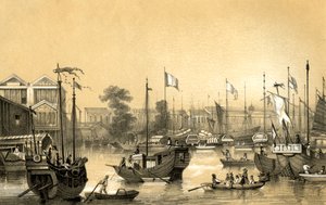 Die englischen Fabriken in Kanton, 1847