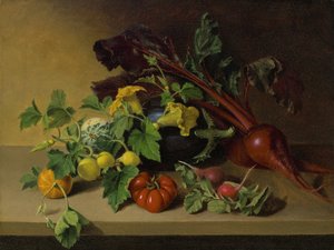 Stillleben mit Gemüse, 1826