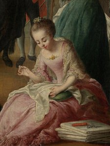 (Detail) des Nachmittagstees
