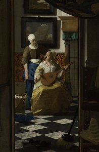 Der Liebesbrief, ca. 1669-70 von Jan Vermeer van Delft