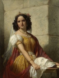 Salome mit dem Haupt Johannes des Täufers von Jan Adam Janszoon Kruseman