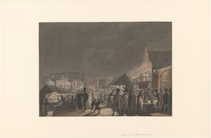Kirmes auf dem Botermarkt in Amsterdam, 1810