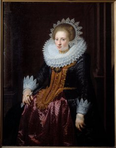 Porträt einer Frau, früher bekannt als Porträt von Madame Vrydags Van Vollenhoven