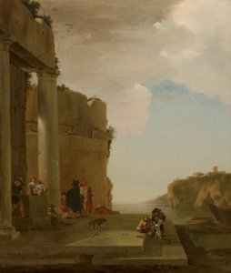 Italienische Landschaft von Jan Asselijn
