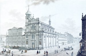 Kirche der Hibernianer (irische Franziskaner) und Hibernianer Straße von Jan Balzer