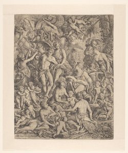 Johannes der Evangelist und Johannes der Täufer von Jan Baptist Herregouts