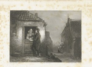 Volendams Paar von Jan Baptist Tetar van Elven