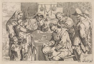 Der Dorfschirrurg von Jan Baptist de Wael
