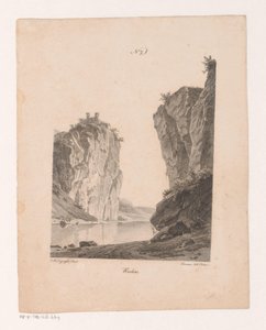 Felsen am Wasser (Principes de paysages dessinés d