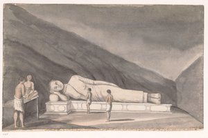 Adams Berg (Mulkirigala), Liegender Buddha