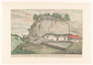 Adams Berg (Mulkirigala), Eingang zu den in den Felsen gehauenen Bildräumen von Jan Brandes