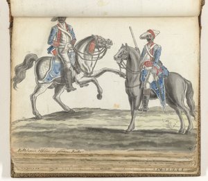 Malabarischer Offizier und Reiter