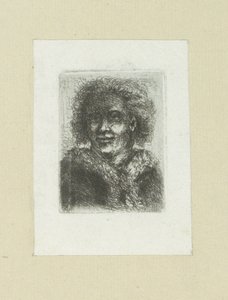 Mann mit Pelzkragen (The Compleat Work of Etchings by John Chalon)