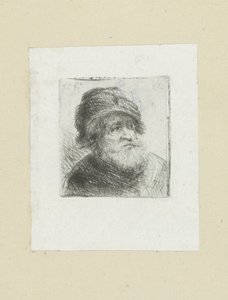 Alter Mann mit Turban von Jan Chalon