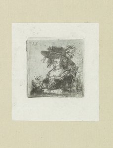 Sitzende Frau mit Hut von Jan Chalon