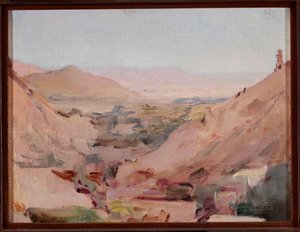 Indisches Tal. Aus der Reise nach Indien von Jan Ciągliński