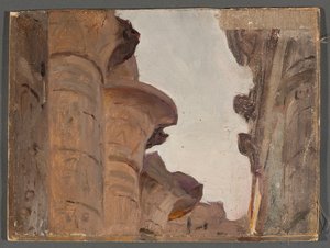 Tempelkapitel. Aus der Reise nach Ägypten von Jan Ciągliński