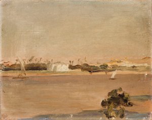 Farben Ägyptens - Nil. Aus der Reise nach Ägypten von Jan Ciągliński