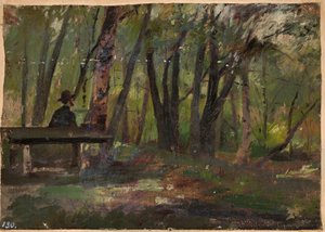 Petersburg - Park auf der Piotrowskaja-Insel von Jan Ciągliński