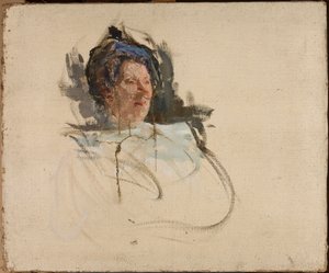 Porträt von Alina Doré, Sängerin von Jan Ciągliński