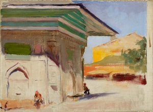 Straße einer südlichen Stadt. Aus der Reise nach Konstantinopel von Jan Ciągliński