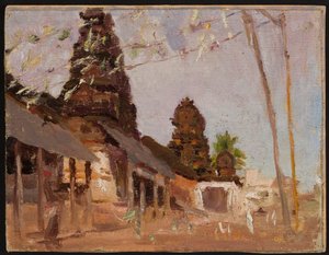 Straße in der Stadt - Studie. Von einer Reise nach Indien von Jan Ciągliński