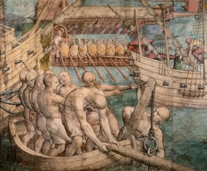 Galeerensklaven. (Detail)