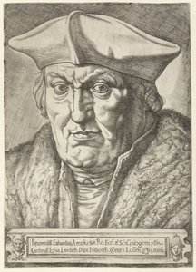 Porträt von Erard de la Marck, Fürstbischof von Lüttich von Jan Cornelisz Vermeyen