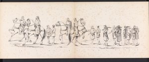 Maskerade der Leidener Studenten, 1865 (Platte 10) von Jan Daniël Cornelis Carel Willem baron de Constant Rebecque