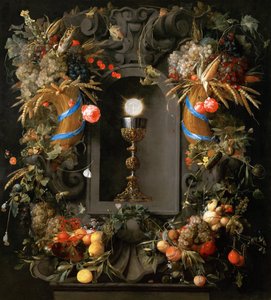 Eucharistie im Früchtekranz