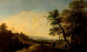 Landschaft mit Figuren