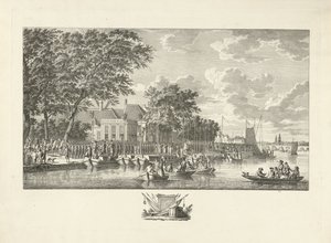 Auszug von 600 bewaffneten Amsterdamer Bürgern nach Utrecht, 17. Juli 1787 von Jan Evert Grave