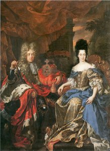 Doppelporträt von Johann Wilhelm von der Pfalz und Anna Maria Luisa de