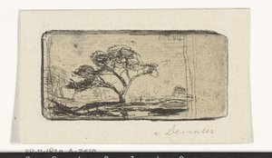 Landschaft mit Baum von Jan Frederik van Deventer