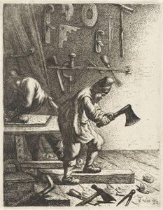 Zimmerleute von Jan Gillisz. van Vliet