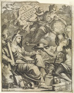 Allegorie auf die Kirchen- und Weltgeschichte von Jan Goeree