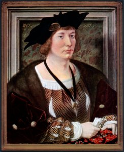 Porträt von Hendrik III, Graf von Nassau-Breda, um 1516-1517, 1927 von Jan Gossaert