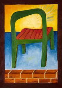 Stuhl in der Luft, 2005 von Jan Groneberg