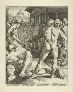 Kampf zwischen Odysseus und Irus